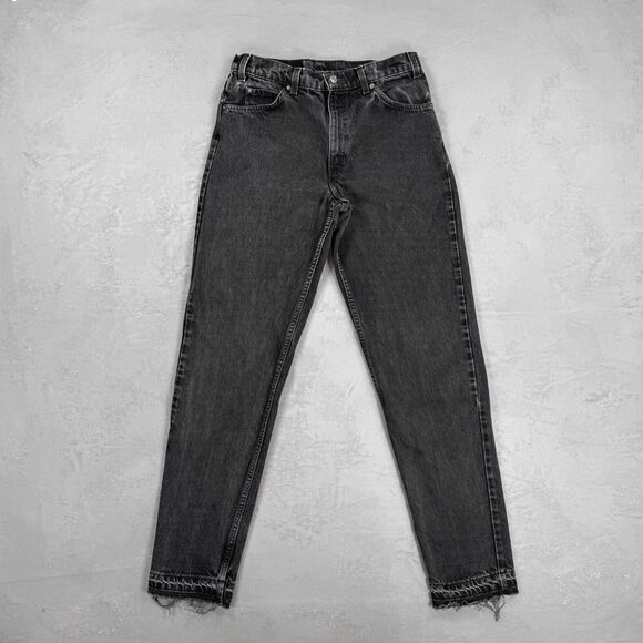 Vintage 1994 Levi's 550 Relaxed Fit Tapered Orange Tab Denim Jeans Fit 31 x 34